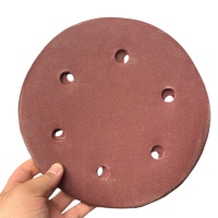 Шлифовальный круг на липучке 225 мм P 80, с отверстиями, "MAXIMUM" МХ 16309 (кратно 100 шт)  оптом